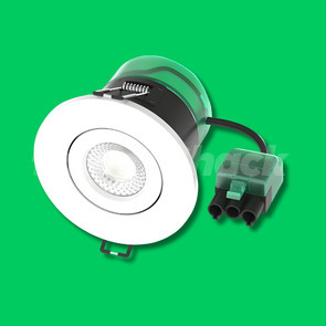 Bell 7W Firestay LED CCT Dimmable Centre Tilt Downlight 40° - Tilt - Tool Free