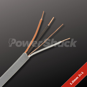 6243Y 1.0mm² 3 Core & Earth Cable - Grey