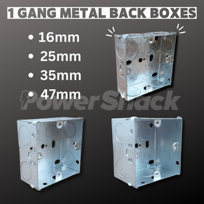 1 Gang Metal Back Box