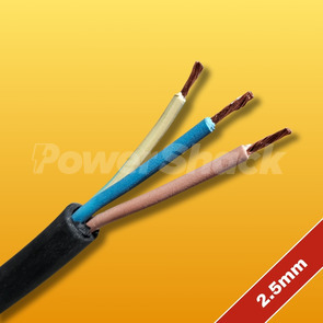 2.5mm 3 Core H07RN-F Cable