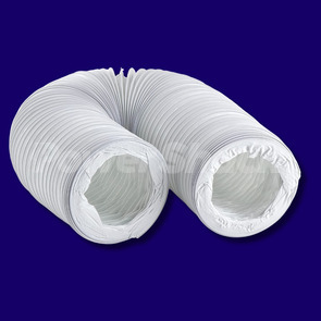 PowerShack 100mm Flexible PVC Ducting - 4 Inch - 3 Metre