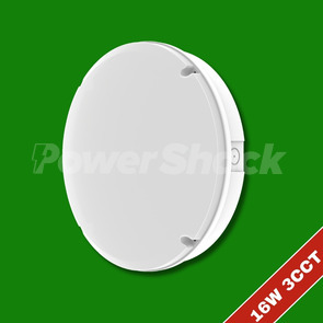 Lumineux Hatherton Multi Bulkhead 16W 3CCT - White - Standard