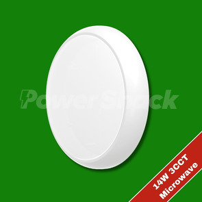 Lumineux Ridgegate Bulkhead 14W 3CCT - White - Microwave