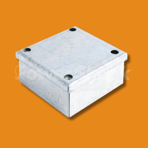 Niglon 75mm Galvanised Box (With Knockouts)