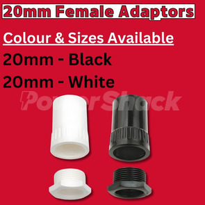 Univolt 20mm Female Adaptors