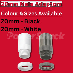 Univolt 20mm Male Adaptors