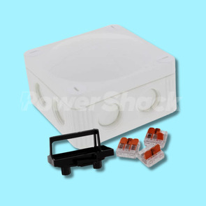 Wiska Combi 308  Junction Box - WHITE