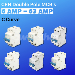 Cudis CPN Double Pole MCB's (C Curve)