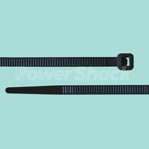 Black Nylon Cable Ties - Black - 370mm