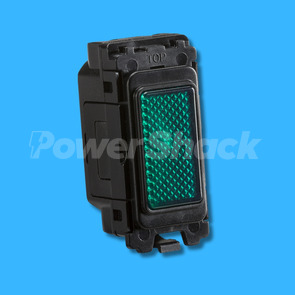 Knightsbridge LED Grid Indicator Light Module - Green