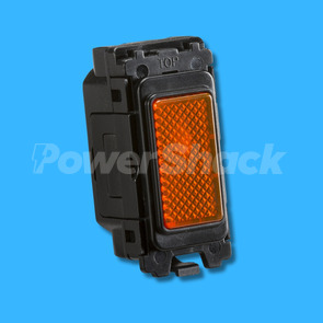 Knightsbridge LED Grid Indicator Light Module - Orange