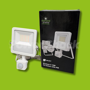 Diamond - Dunham PIR Tri Colour LED FloodLight