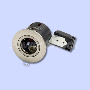 ELD Lighting Tilt Fire-Rated Downlight - Brushed Chrome - IP20