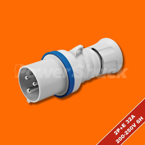 Gewiss IP44 32A 2P+E 230V Plug