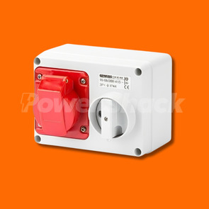 Gewiss 16A 3P+E  415V Switched Socket Outlet - IP44