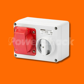 Gewiss 16A 3P+N+E 415V Switched Socket Outlet - IP44