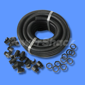 Term Tech Contractor Pack 10m Flexible Conduit & 10 Split Glands - 25mm