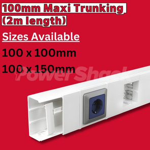 Univolt 100mm Maxi Trunking (2m Length)