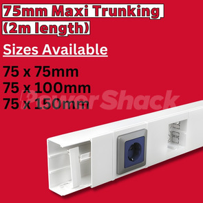 Univolt 75mm Maxi Trunking (2m Length)