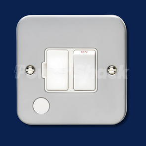 Eurolite 13Amp Switched Fuse Connection Unit Metal Clad - Flex Outlet