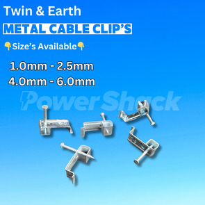 UNICRIMP Metal Cable Clips for T&E Cable