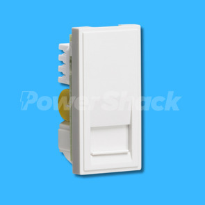 Knightsbridge BT Telephone Outlet Module 25 x 50mm (IDC) - White - Telephone Master