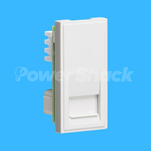 Knightsbridge BT Telephone Outlet Module 25 x 50mm (IDC) - White - Telephone Slave