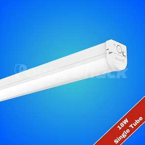 Kosnic Niva Go Interior LED Batten Light Fitting 18W 4000k CCT - Single Tube