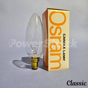 Osram 60W Large Candle Lamp SBC