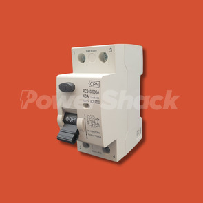 CPN Cudis 2 Pole 30mA Type A RCD - 40A - 30MA