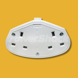 2G Trailing Sockets  - White