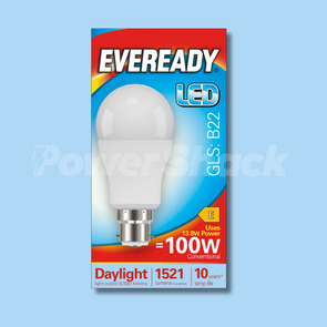 Eveready 13.8W LED GLS Lamps - Day Light - 1,521lm - B22  - DAYLIGHT