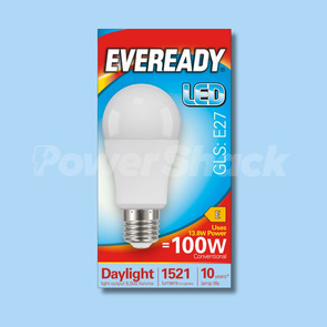 Eveready 13.8W LED GLS Lamps - Day Light - 1,521lm - E27 - DAYLIGHT