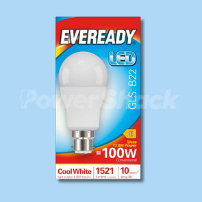 Eveready 13.8W LED GLS Lamps - Cool White - 1,521lm - B22  - COOL WHITE