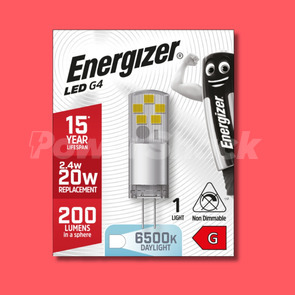 Energizer 2.4W LED G4 Lamp - 200lm - 6500k - DAYLIGHT