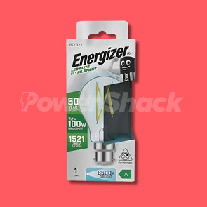 Energizer A Rated LED Elite GLS B22 Filament Lamp 1521lm 7.2W = 100W - 6500K  - Daylight