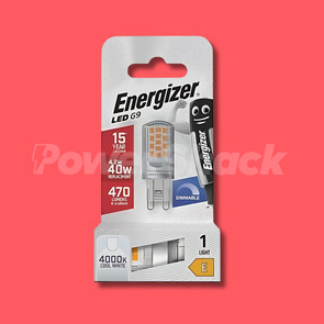 Energizer 4.2W Dimmable LED G9 Lamp - 4000k - COOL WHITE