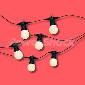 PowerMaster LED 20 Large Globe Festoon String 7W - White - 3,000K (Warm White)