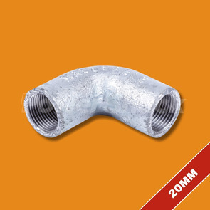 Niglon 20mm Conduit Fittings - Solid Elbow - 20mm