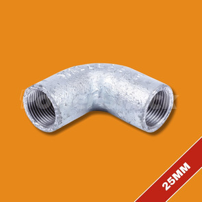 Niglon 25mm Conduit Fittings - Solid Elbow - 25mm