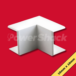 Univolt 16mm Mini Trunking Internal Angle - 16x16 - Internal Angle