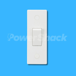 Knightsbridge Square Edge 10AX 1G 2-Way Architrave Switch