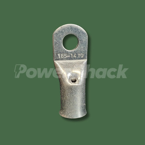 185mm Copper Crimp Lug - 14mm Stud