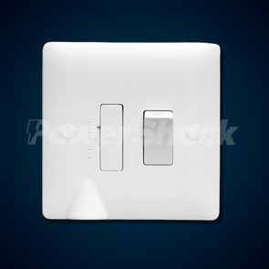 Verso 13A Switched Fused Connection Unit - with Flex Outlet