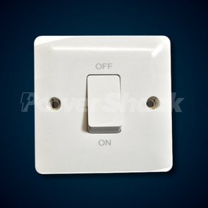 Verso Gang 50A Double Pole Switch Plate