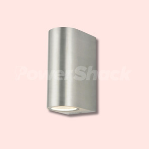 Forum Lighting Antar Wall GU10 Up/Downlight IP44 - SILVER - UP/DOWN