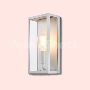 Forum Lighting Minerva Outdoor Box Lantern IP44 - Silver