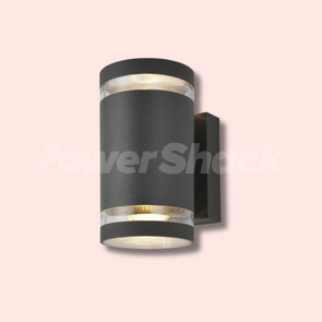 Forum Lighting Lens Up & Down GU10 Wall Light Anthracite IP44