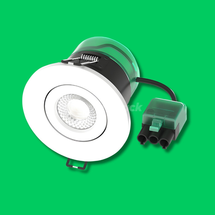 Bell 7W Firestay LED CCT Dimmable Centre Tilt Downlight 40° - Tilt - Tool Free