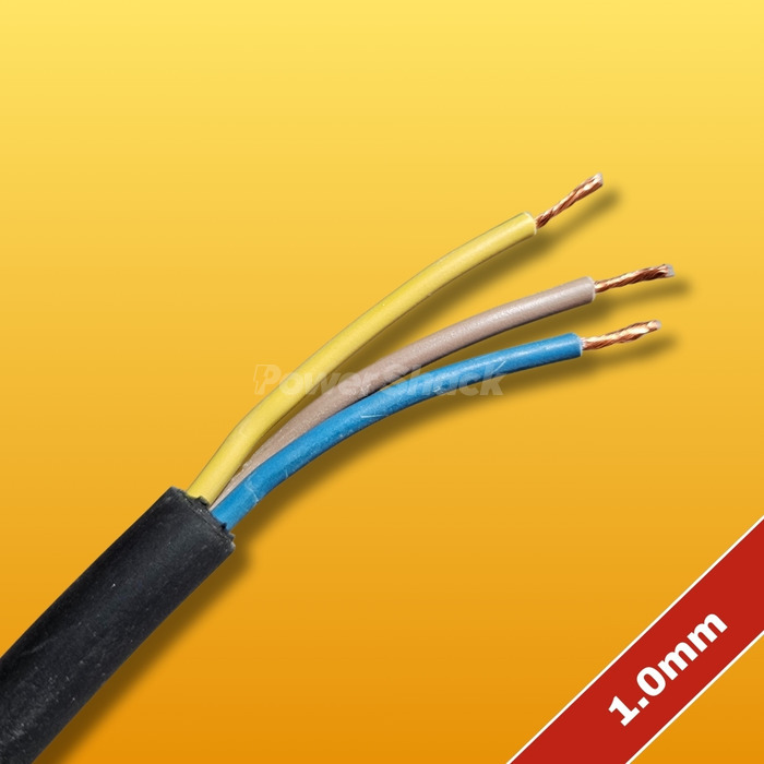 1.0mm 3 Core H07RN-F Cable